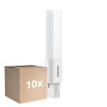 Multipack 10x Philips CorePro PL-S LED 3.5W - 830 Luz Cálida | 2-Pines - Reemplazo 7W