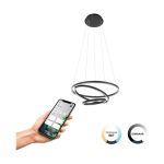 Eglo Colgante De Luz Lobinero-Z Aluminium Acero Negro 40W 6100lm - 830-865 Ajustable Blanco | IP20 - Zigbee Regulable