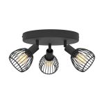 Eglo Luz de techo Sonni Acero Negro | IP20 - Apta para 3x E14 