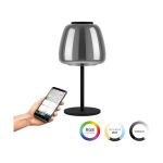 Eglo Lámpara De Mesa Alfero-Z Acero Negro 7.7W 1000lm - 827-865 Ajustable Blanco + RGB | IP20 - Zigbee Regulable