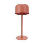 Eglo Lámpara De Mesa Roccanova Solar Acero Naranja 2W 270lm - 830 Luz Cálida | IP44 - Regulable al tacto - USB-C
