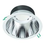 Philips Downlight LED Coreline DN142B Aluminium Blanco 11W 1200lm 60D - 830 Luz Cálida | Recorte 155mm - IP20 - UGR<19