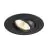 SLV New Tria 75 Foco Aluminium Negro Esférica 8.3W 750lm 38D - 930 Luz Cálida | Recorte 75mm -  Mejor Reproducción De Color - Regulable 
