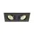 SLV New Tria 155 Foco Aluminium Negro Cuadrado 14W 640lm 38D - 930 Luz Cálida | Mejor Reproducción De Color - Regulable 