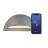 Nordlux Arcus Smart LED Luz de pared Gris 9.5W 440lm 148D – 827 – Luz muy Cálida | Regulable – IP54