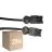Multipack 25x Noxion GST - Compatible Cable de extensión Negro - Macho + Hembra - 1m - 3 pole 1,5mm2