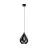 Eglo Colgante De Luz Carlton 5 Acero Negro | IP20 - Apta para 1x E27 