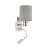 Eglo Luz De Pared Pasteri Acero Níquel Satinado 40 | IP20 - Incl. Foco y Excl. 1x E27