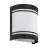 Eglo Luz De Pared Cerno Acero Negro | IP44 - Apta para 1x E27