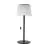 Eglo Lámpara De Mesa Scordiano Solar Acero Negro 2W 220lm - 830-840-865 CCT | IP44 - USB-C