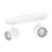 Eglo Luz de techo Consuma 1 Acero Blanco | IP44 - Apta para 2x GU10 