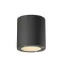 SLV Sitra Luz de techo Aluminium Gris Esférica | Al Aire Libre - IP44 - Apta para 1x GX53 
