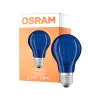 Osram LED Star Classic Decor E27 Pera Con Filamento Mate 2.5W 10lm - Blue | Reemplazo 4W