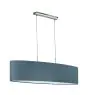 Eglo Colgante De Luz Pasteri Acero Níquel Satinado | IP20 - Apta para 2x E27 
