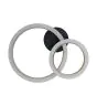Eglo Luz de techo Calliera Acero Negro Oro 12W 1500lm - 840 Blanco Frio | IP20 - Regulable 