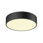SLV Medo Pro 30 Pared y Luz de techo Aluminium Negro Esférica 10W 1250lm - 930-940 CCT | IP50 - Mejor Reproducción De Color - Regulable 