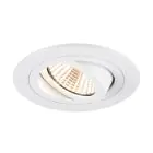 SLV New Tria 75 Foco Aluminium Blanco Esférica 8.3W 705lm 38D - 927 Luz Muy Cálida | Recorte 75mm -  Mejor Reproducción De Color - Regulable 