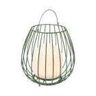 Nordlux Lámpara De Mesa Jim To-Go Portable Batería Metal Verde 3W 300lm - 827 Luz Muy Cálida | 3 Pasos Regulable 